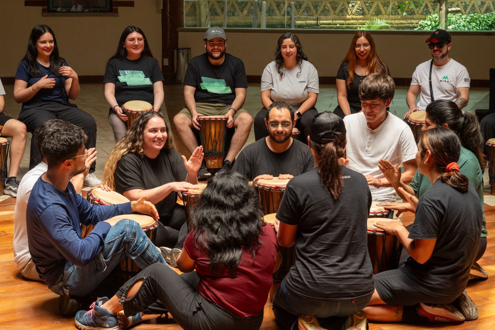 El equipo en movimiento