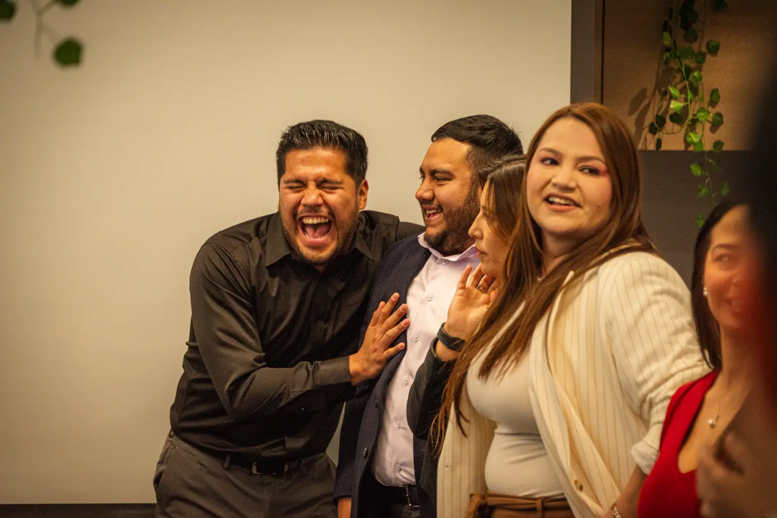 Equipo Plan Seguro en el taller de risoterapia en CDMX